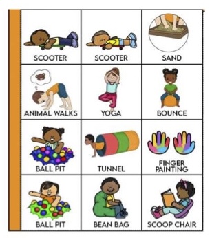 Sensory Activities Schedules